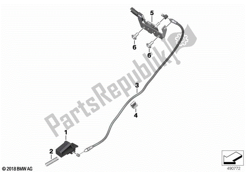 Todas las partes para Cerradura Del Maletero de BMW C 400 X K 09 2018 - 2019