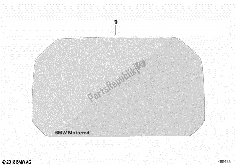 Todas las partes para Vidrio Protector, Pantalla Tft de BMW C 400 X K 09 2018 - 2019