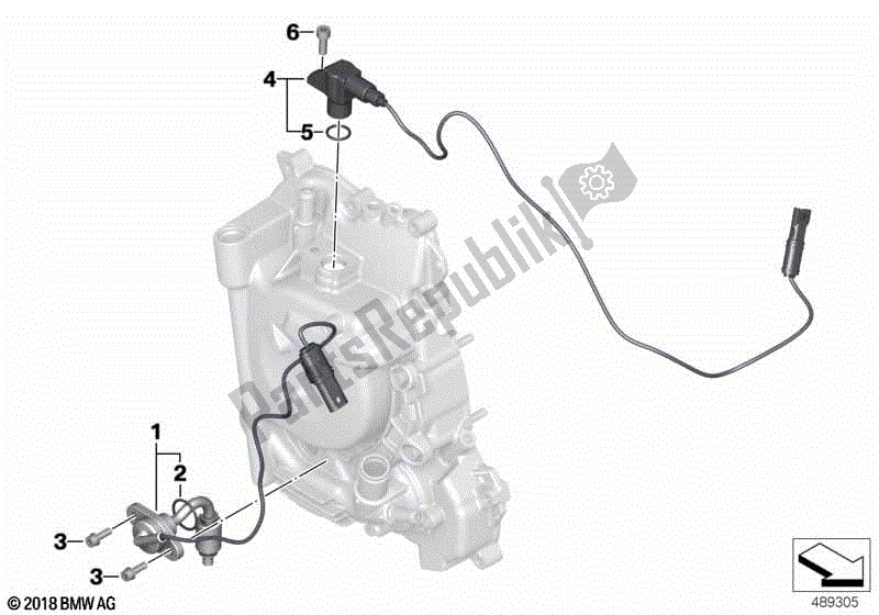 Todas las partes para Sensores de BMW C 400 X K 09 2018 - 2019