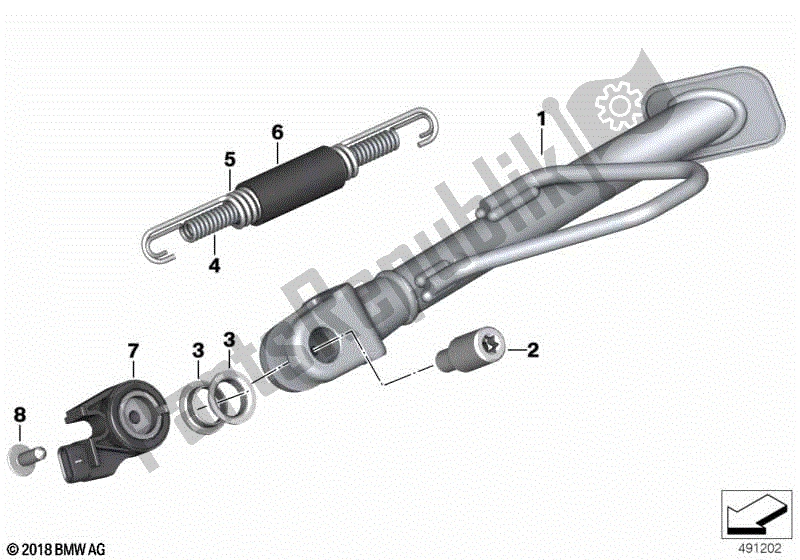 Todas las partes para Costado de BMW C 400 X K 09 2018 - 2019