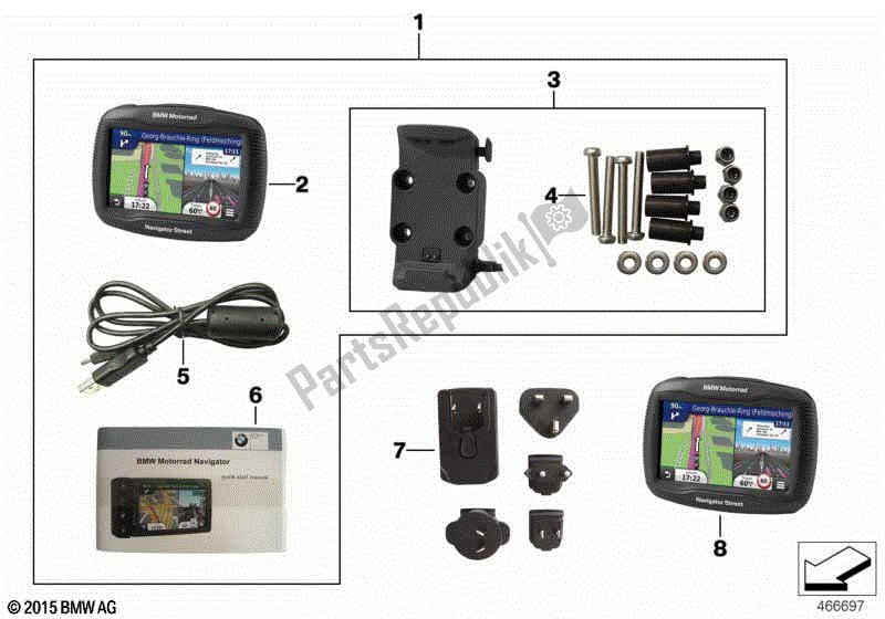 All parts for the Bmw Motorrad Navigator Street of the BMW C Evolution K 17 2016 - 2018