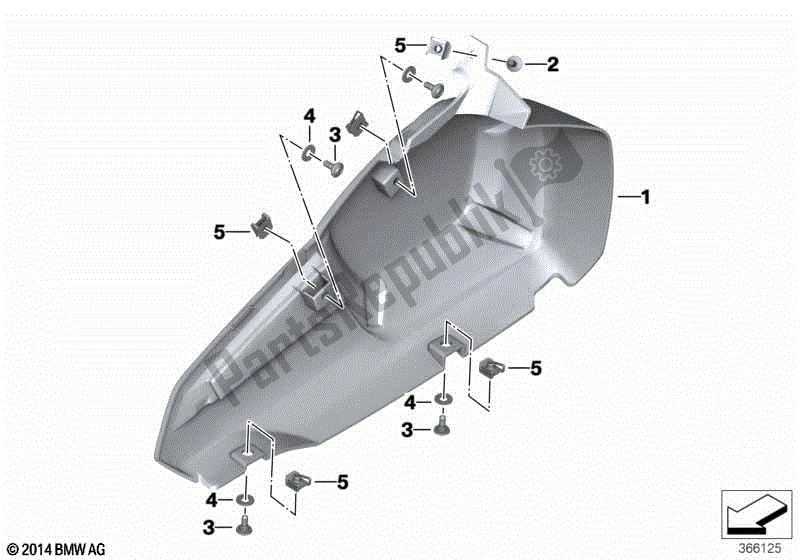 All parts for the Engine Covering of the BMW C Evolution K 17 2016 - 2018