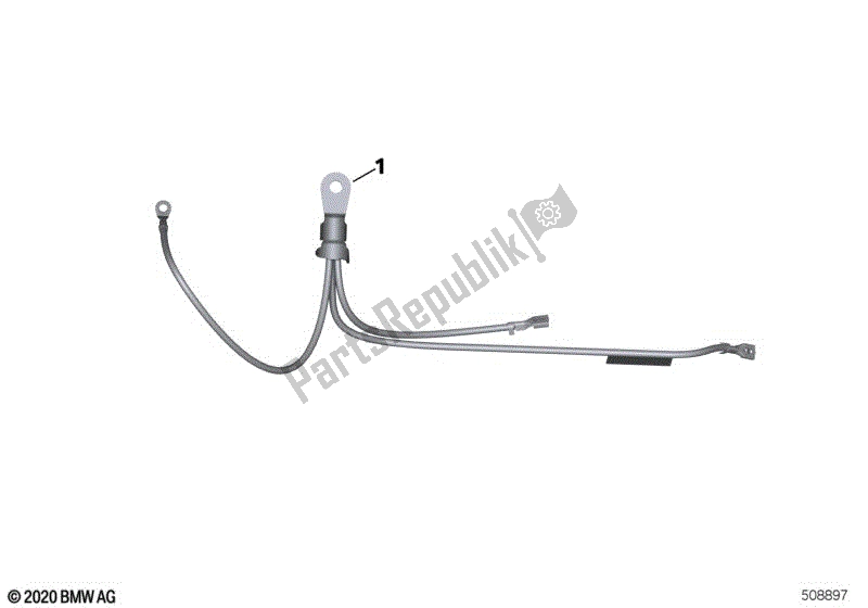 All parts for the Ground Cable of the BMW C Evolution K 17 2016 - 2018