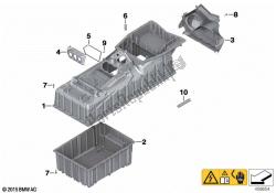 alloggiamento per batteria ad alto voltaggio