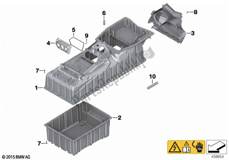 All parts for the Housing For High-voltage Battery of the BMW C Evolution K 17 2016 - 2018