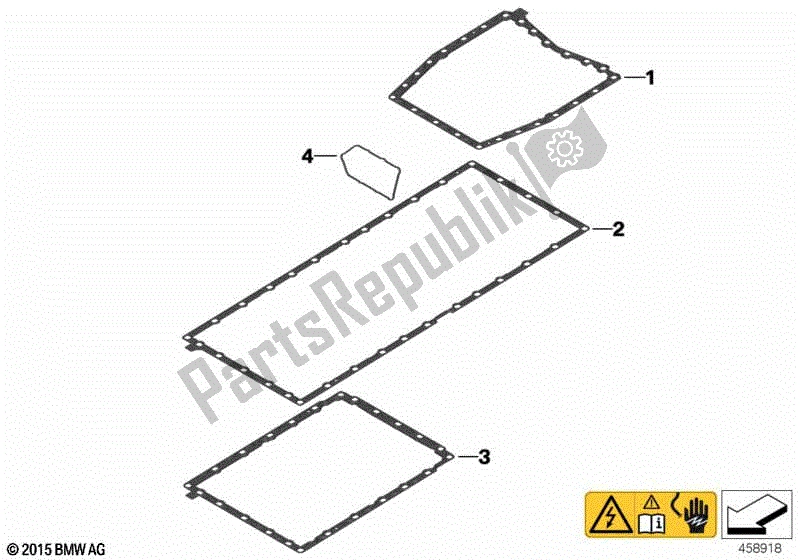 All parts for the Housing Gaskets, High-voltage Battery of the BMW C Evolution K 17 2016 - 2018
