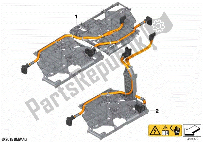 All parts for the Module Connector of the BMW C Evolution K 17 2016 - 2018