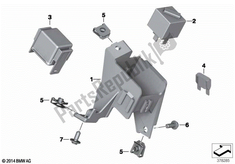 All parts for the Relays, Relay Holders, Fuses of the BMW C Evolution K 17 2016 - 2018