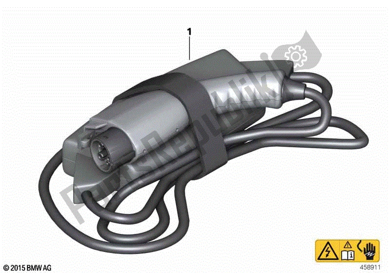 All parts for the Stand Charge Cable Sae J1172 (us) Level1 of the BMW C Evolution K 17 2016 - 2018