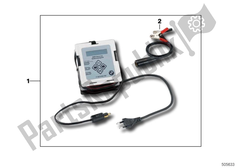 All parts for the Battery Charger of the BMW C1 125 2000 - 2004