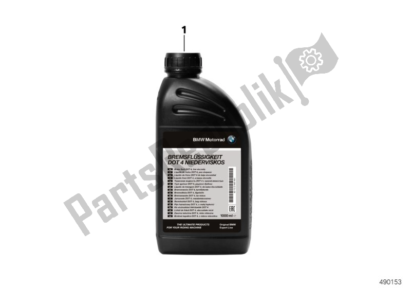 All parts for the Brake Fluid of the BMW C1 125 2000 - 2004