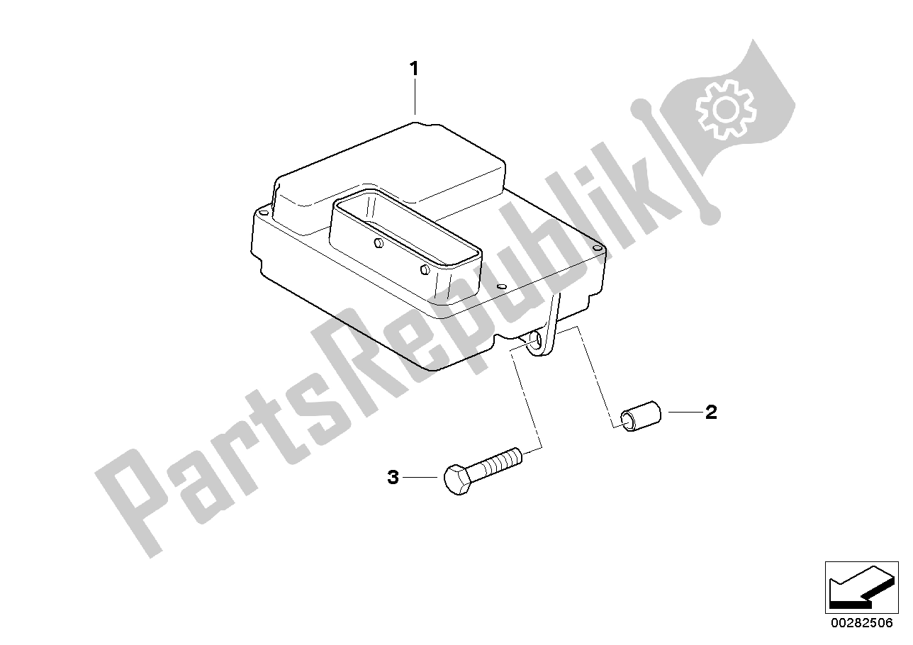 All parts for the Control Unit, Bms-c of the BMW C1 125 2000 - 2004
