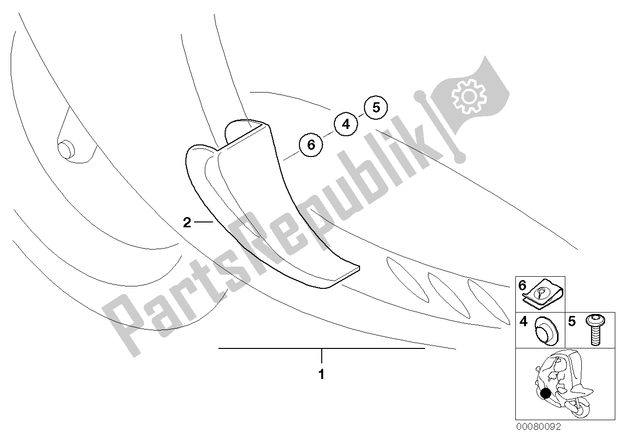 Todas las partes para Protector De Borde, Alféizar de BMW C1 125 2000 - 2004