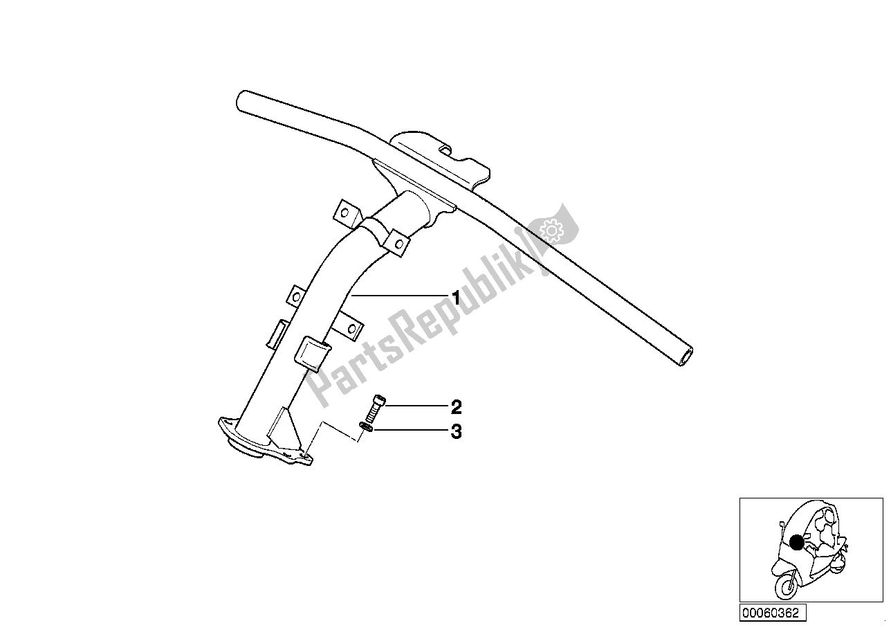 Toutes les pièces pour le Guidon du BMW C1 125 2000 - 2004