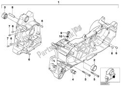 carcasa, unidad de transmisión del motor