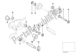 mecanismo de palanca de rodilla - montaje de palanca