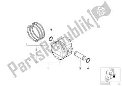PISTON, SINGLE COMPONENTS