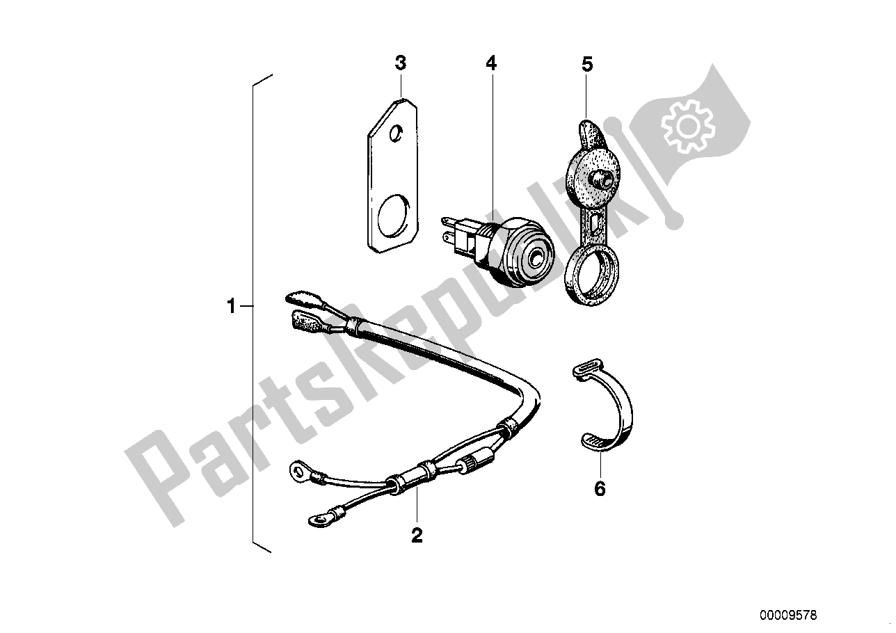 All parts for the Plug-in Socket of the BMW C1 125 2000 - 2004
