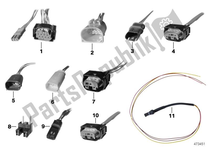 All parts for the Repair Plug of the BMW C1 125 2000 - 2004