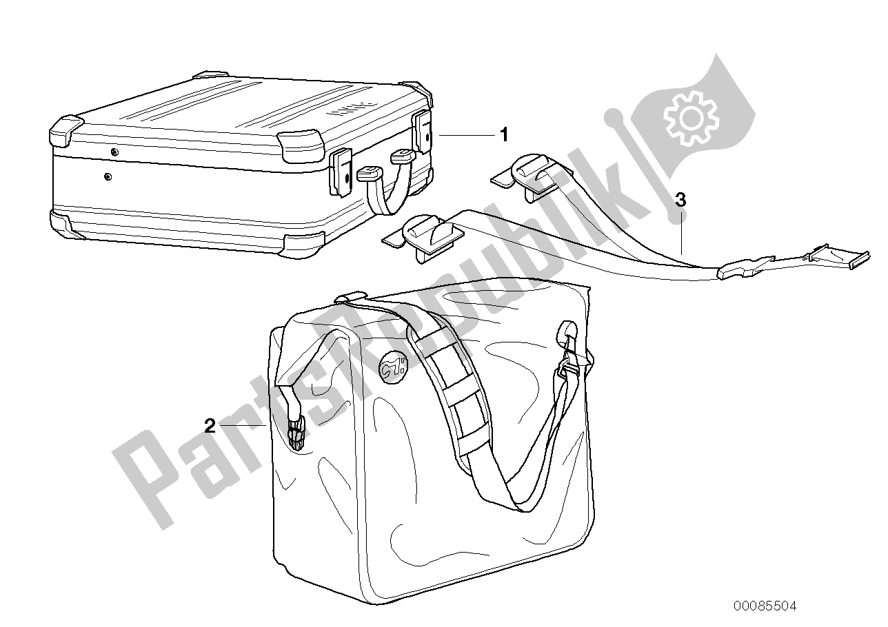 Tutte le parti per il Caso Del Documento del BMW C1 200 2000 - 2004