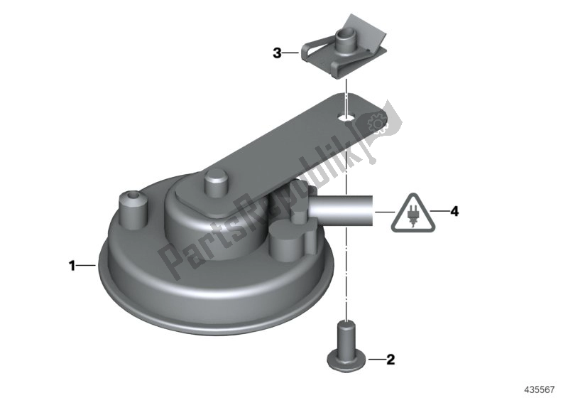 Tutte le parti per il Corno del BMW C1 200 2000 - 2004