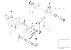 mecanismo de palanca de rodilla - montaje de palanca