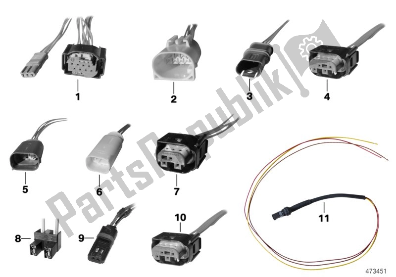 Tutte le parti per il Spina Di Riparazione del BMW C1 200 2000 - 2004