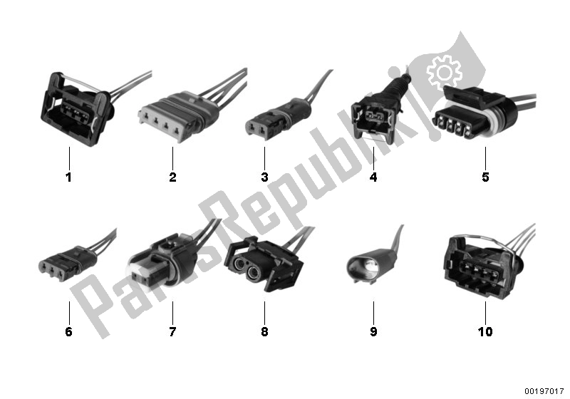 Tutte le parti per il Spina Di Riparazione del BMW C1 200 2000 - 2004