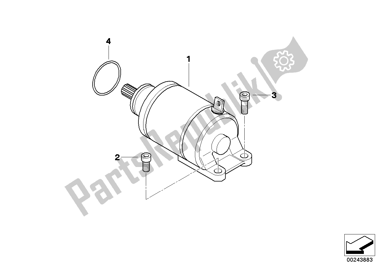 Tutte le parti per il Antipasto del BMW C1 200 2000 - 2004