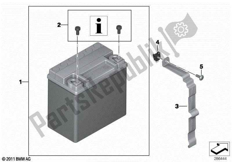 Todas las partes para Batería Agm de BMW C 600 Sport K 18 2011 - 2016