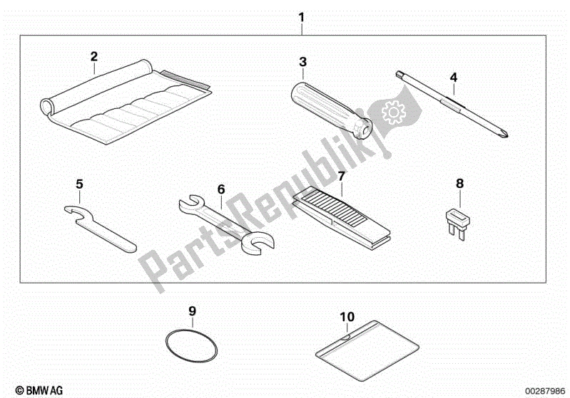 Todas las partes para Herramienta De Coche de BMW C 600 Sport K 18 2011 - 2016