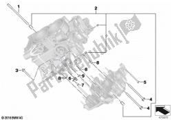 parti di montaggio della carcassa del motore