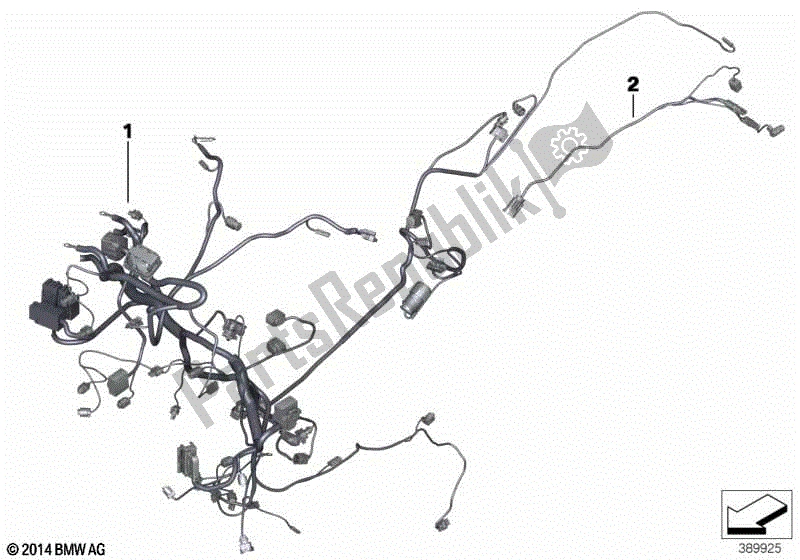 Todas las partes para Arnés De Cableado Principal de BMW C 600 Sport K 18 2011 - 2016