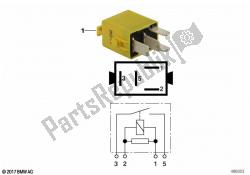 minirelay, hacer contacto, amarillo