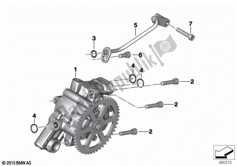 Todas las partes para Bomba De Aceite de BMW C 600 Sport K 18 2011 - 2016