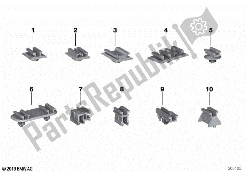 All parts for the Plug-in Connection Bracket of the BMW C 600 Sport K 18 2011 - 2016