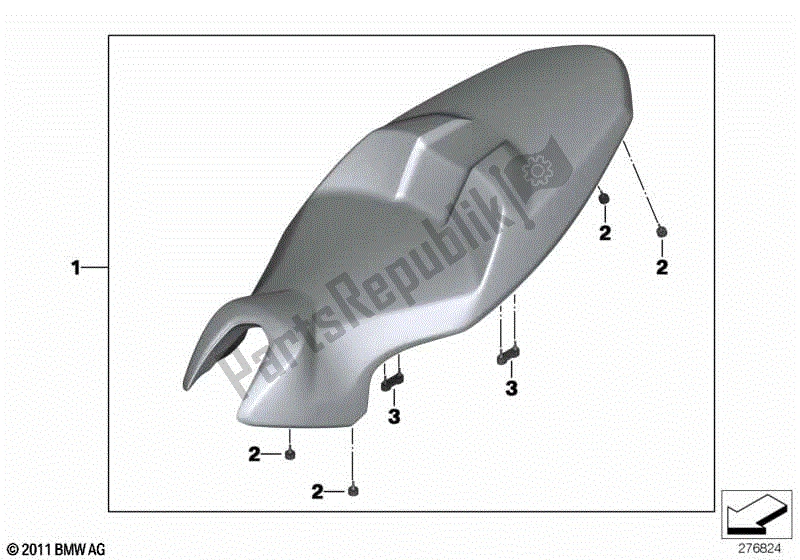 Todas las partes para Silla De Montar, Deporte de BMW C 600 Sport K 18 2011 - 2016