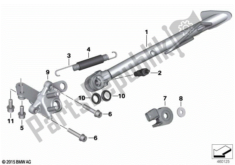 Todas las partes para Costado de BMW C 600 Sport K 18 2011 - 2016