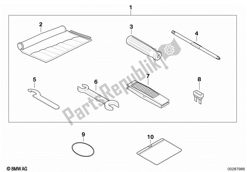 Todas las partes para Herramienta De Coche de BMW C 650 Sport K 18 2011 - 2019