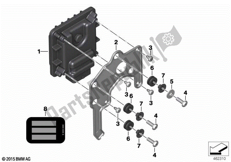 Todas las partes para Unidad De Control Para Bms-e de BMW C 650 Sport K 18 2011 - 2019