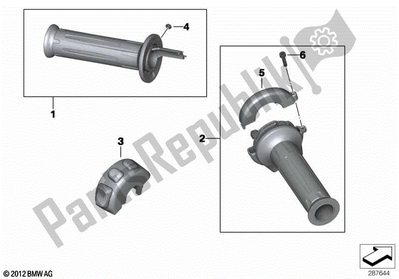 Todas las partes para Puños De Manillar Con Calefacción de BMW C 650 Sport K 18 2011 - 2019