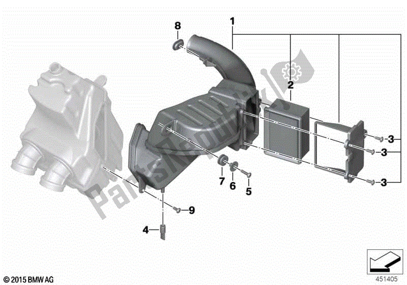 Todas las partes para Colector De Admisión de BMW C 650 Sport K 18 2011 - 2019