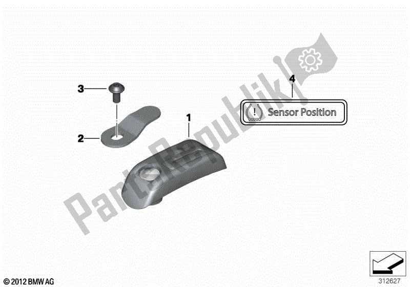 Todas las partes para Sensor Rdc Para Rueda Delantera de BMW C 650 Sport K 18 2011 - 2019