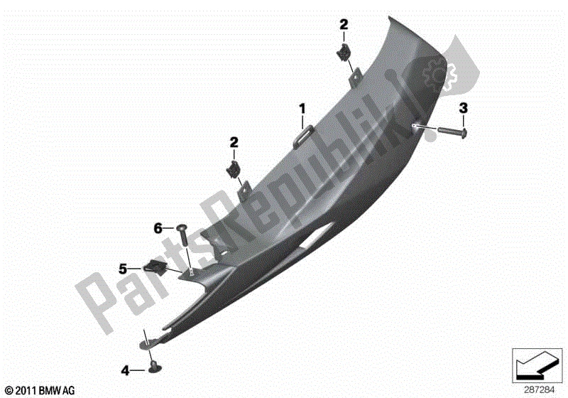 Todas las partes para Estribo, Trasero de BMW C 650 Sport K 18 2011 - 2019