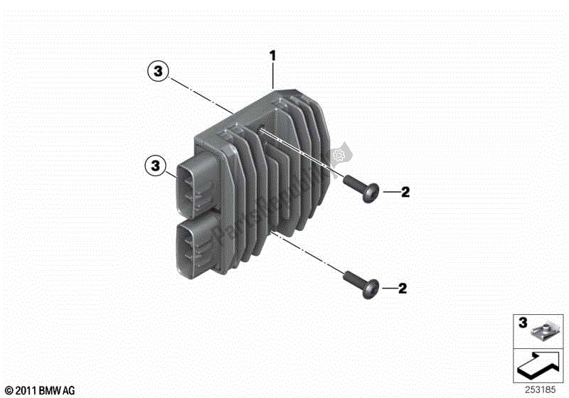 Todas las partes para Regulador De Voltaje de BMW C 650 Sport K 18 2011 - 2019