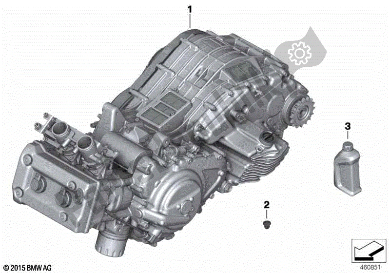 Alle onderdelen voor de Motor van de BMW C 650 GT K 19 2011 - 2015