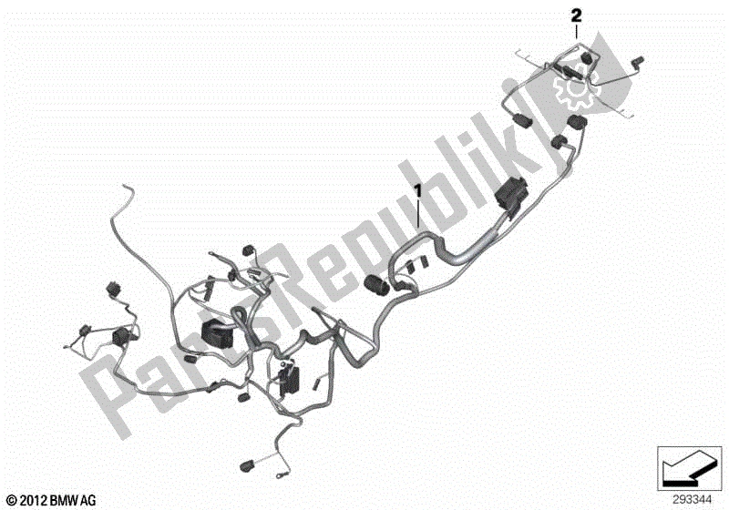 Todas las partes para Arnés Principal / Arnés Trasero de BMW C 650 GT K 19 2011 - 2015