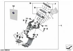 piezas montadas, navegador bmw motorrad