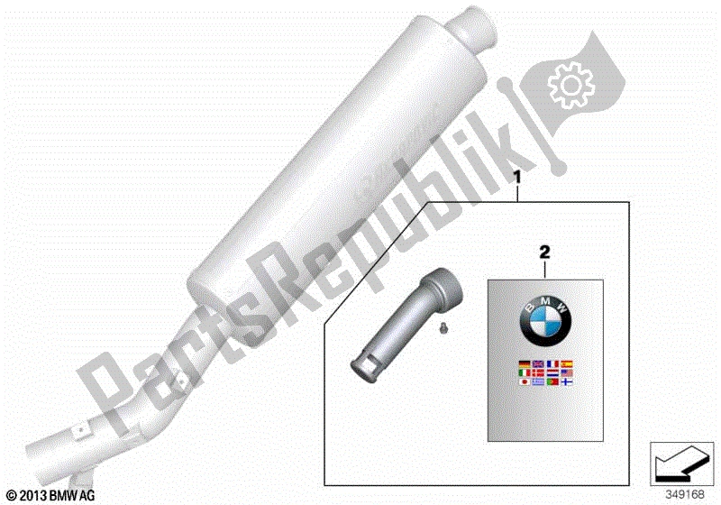 Todas las partes para Inserto De Silenciador de BMW C 650 GT K 19 2011 - 2015