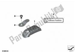 RDC sensor for rear wheel